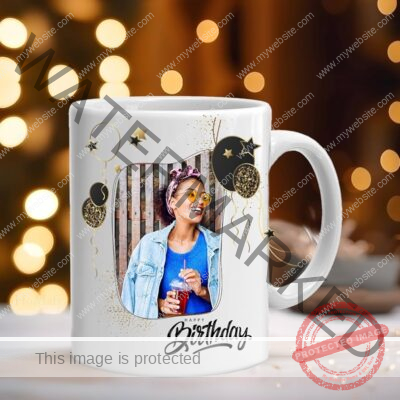 Personalized White Photo Mug