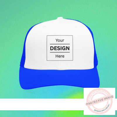 Personalized Printed Cap with Adjustable Strap for Men & Women - Sky Blue